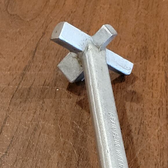 Vintage Indestro Super #643 Universal Male Drain Plug Wrench USA - Picture 7 of 9